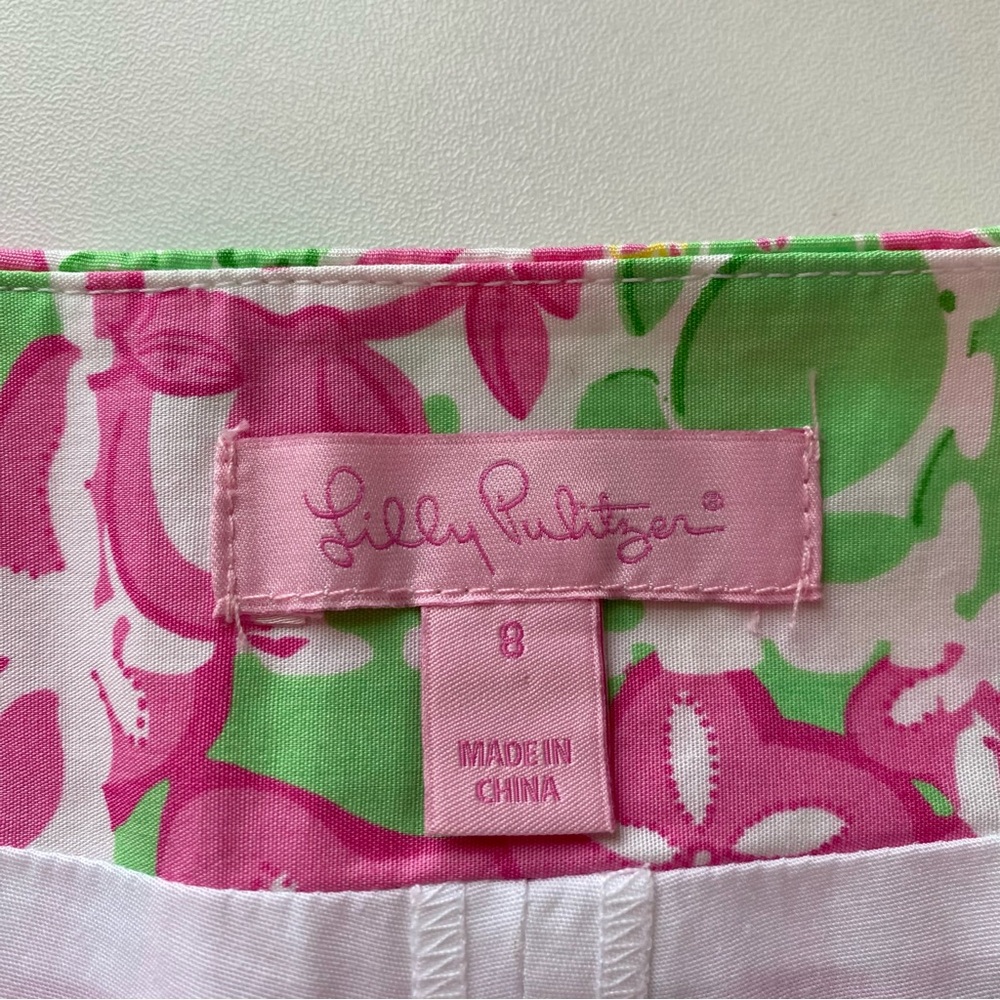 Lilly Pulitzer Patchwork Print Wrap Skort Preppy … - image 7